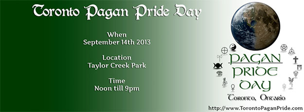 Toronto Pagan Pride Day - FaceBook Header for 2013