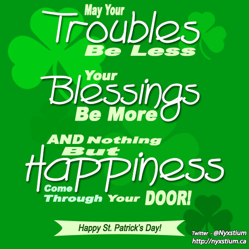 May Your Troubles Me Less ... Your Blessings Be More ... And Nothing But Happiness Come Though Your Door!